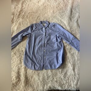 J. Crew womens Classic Blue Button-Down Shirt